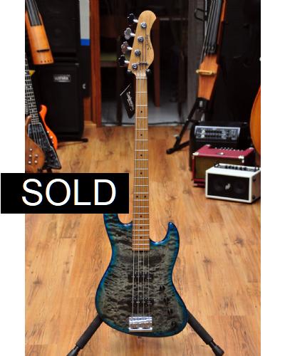 Sadowsky MetroLine 21 Fret 4 JJ Ltd 2020 Whale Blue Transparent Satin